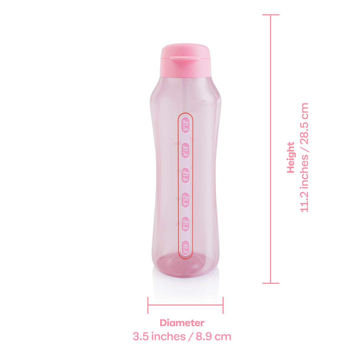 Tupperware? AquaVibe? Water Bottle | 40 oz. / 1.2 L (Pink) - Image 2