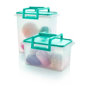 Large and Small Carry-all® Containers (Mint Ice Cream)